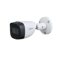دوربین امنیتی 2 مگاپیکسلی داهوا در فضای باز با دید در شب تا 30 متر و میکروفون داخلی HAC-HFW1200CM-A
